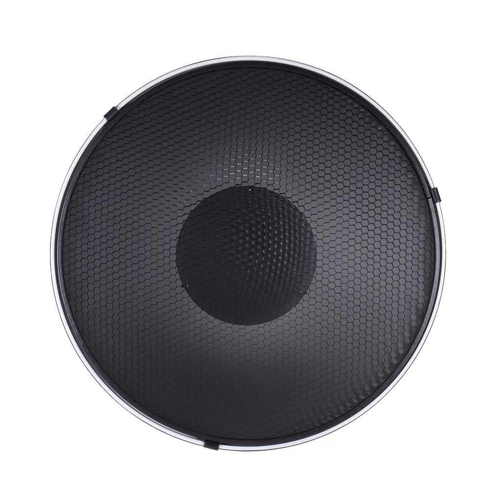 Andoer Studio Photography 41cm16 Inch Speedlite Strobe Diffuser Beauty Dish Lampshade Bowens Mount with Reflector Honeycomb Soft Cloth
