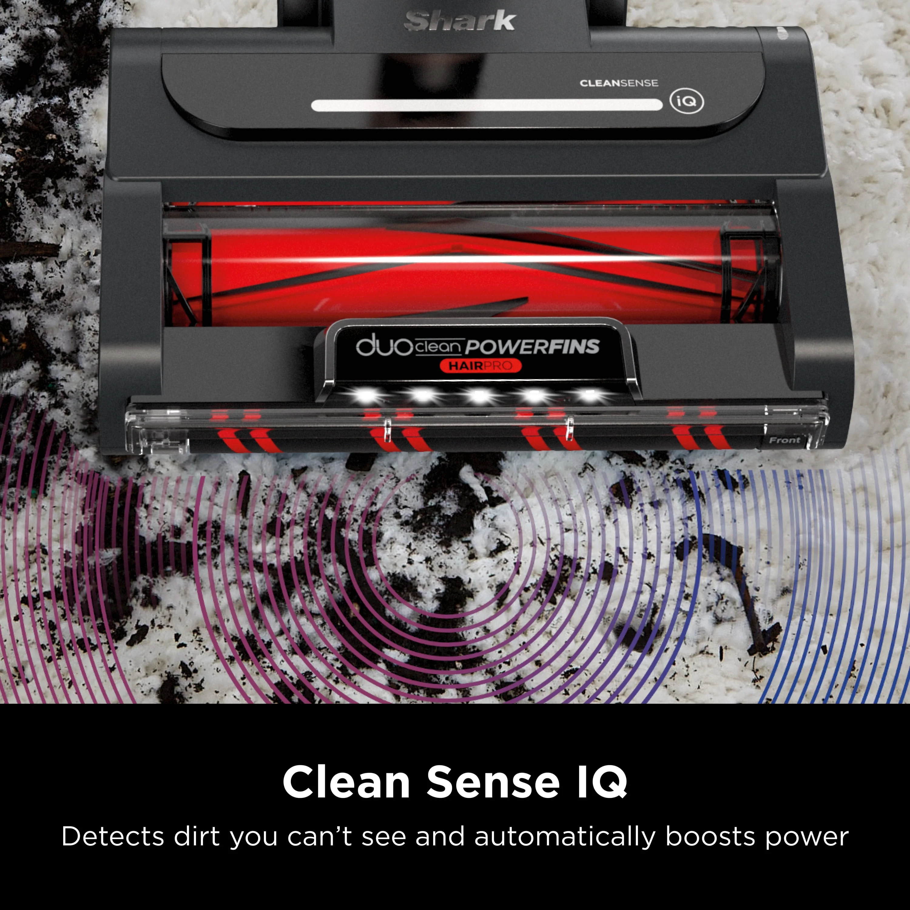 Shark Stratos Cordless Stick Vacuum Cleaner with Clean Sense IQ & DuoClean PowerFins HairPro MultiFLEX, IZ840H