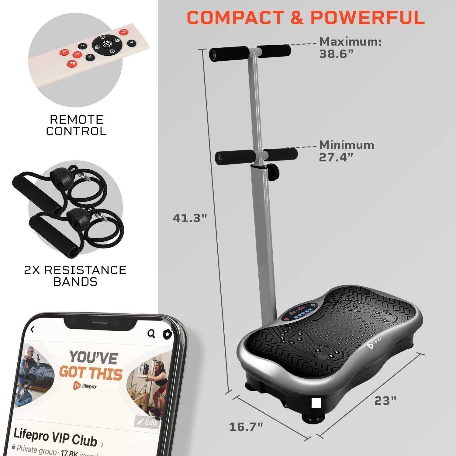 Lifepro TrimLite Vibration Plate - Sports Supplies Online Store