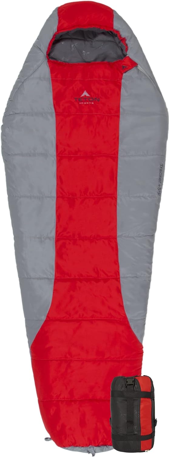 20 Degree and 5 Degree Sleeping Bags; Lightweight, Warm Mummy Sleeping Bag, Camping, Backpacking, Hiking