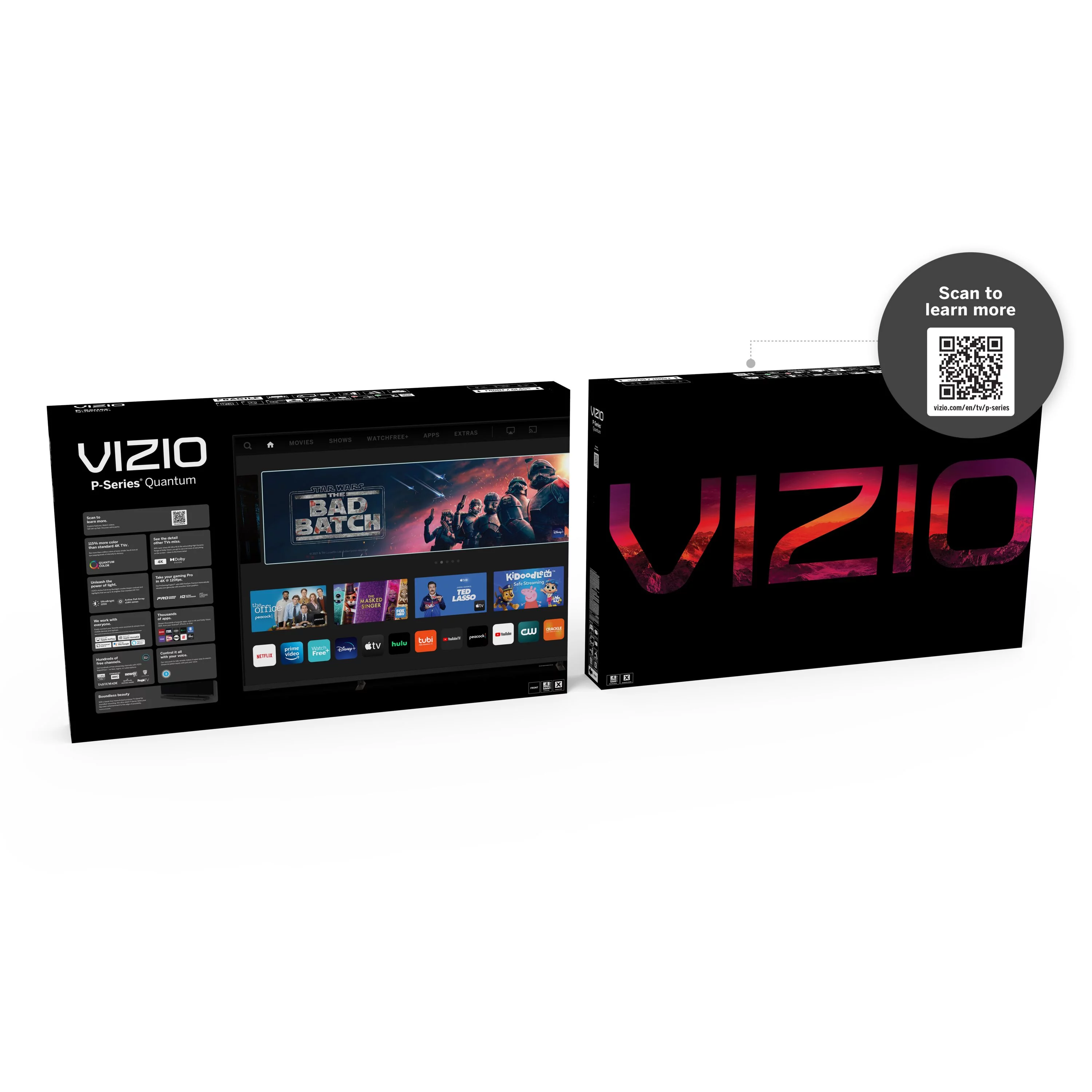 VIZIO 75 Class P-Series 4K QLED HDR Smart TV P75Q9-J01