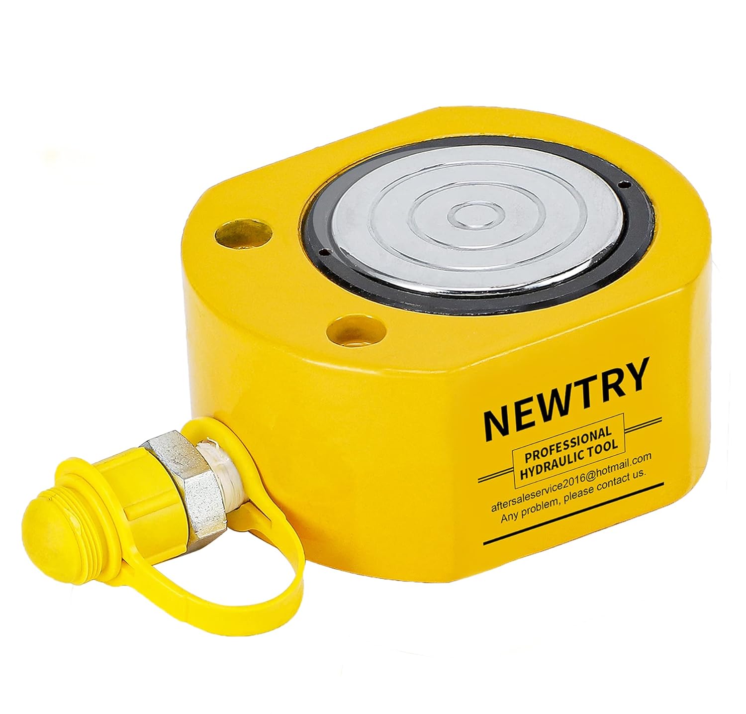 NEWTRY Hydraulic Ram Cylinder 30T Hydraulic Jack Lifting Cylinder Hydraulic Cylinder Jack 0.55” Low Profile Hydraulic Porta Power Ram Jack Mini