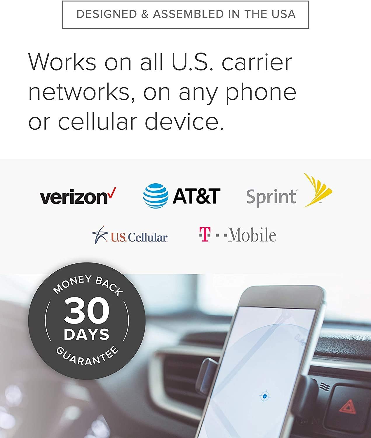 weBoost Drive X (475021R) Factory Refurbished Vehicle Cell Phone Signal Booster | Car, Truck, Van, or SUV | All U.S. Carriers - Verizon, AT&T
