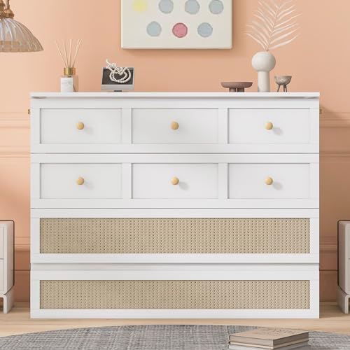 Queen Size Murphy Bed Wall Bed, Solid Pine Murphy Bed Chest Cube Cabinet Bed with USB, Charging Station