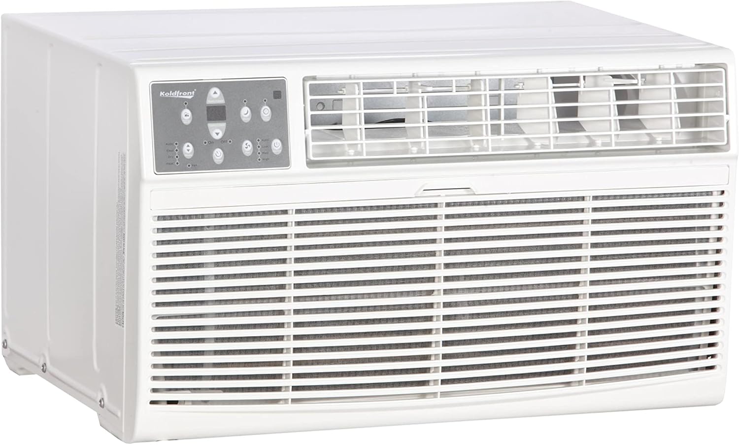 Koldfront WTC14001W 14000 BTU 208/230V Through the Wall Air Conditioner with 10600 BTU Heater with Remote