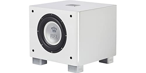REL Acoustics T/7x Subwoofer, 8 inch Front-Firing Driver, Arrow™ Wireless Port, High Gloss Black or High Gloss White