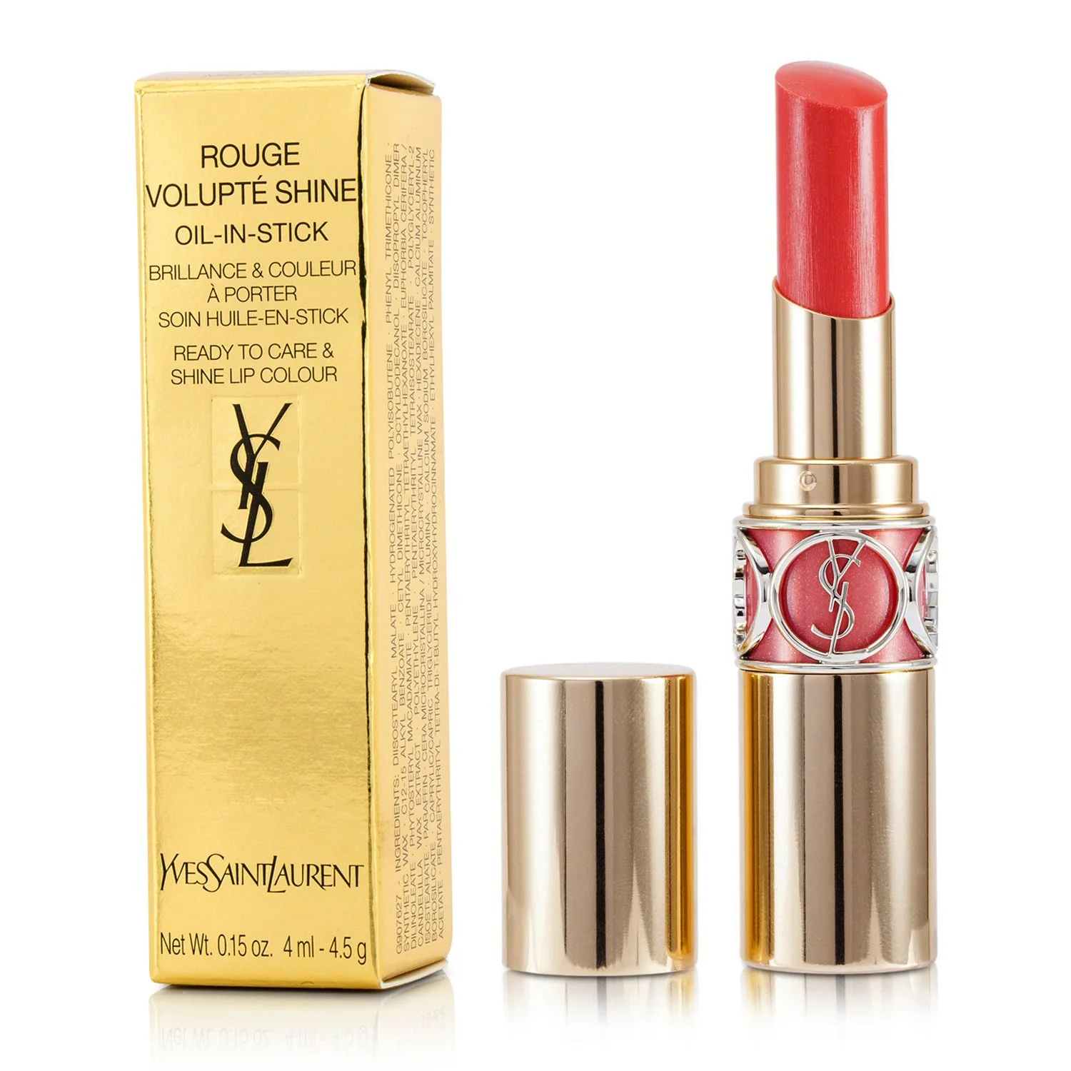 Yves Saint Laurent Rouge Volupte Shine - # 105 Rouge Lulu  3.2g/0.11oz