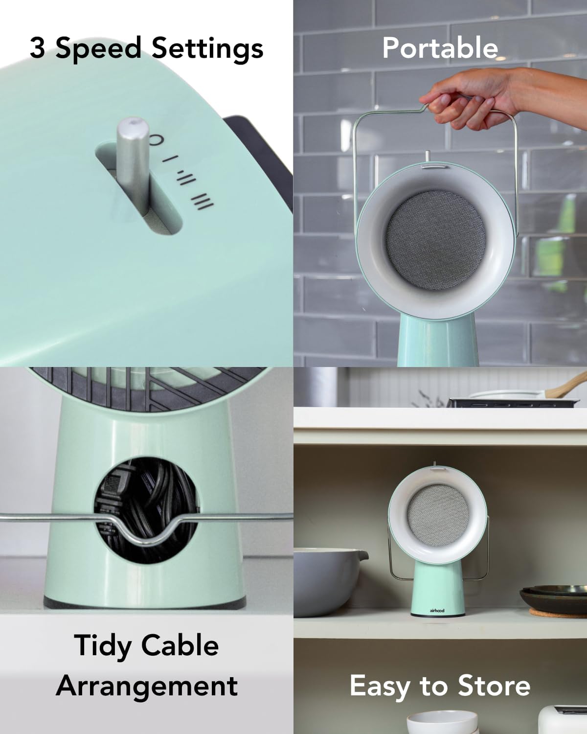 Wired All-in Set | Portable Range Hood Bundle Includes,10 Activated Charcoal Air Filter
