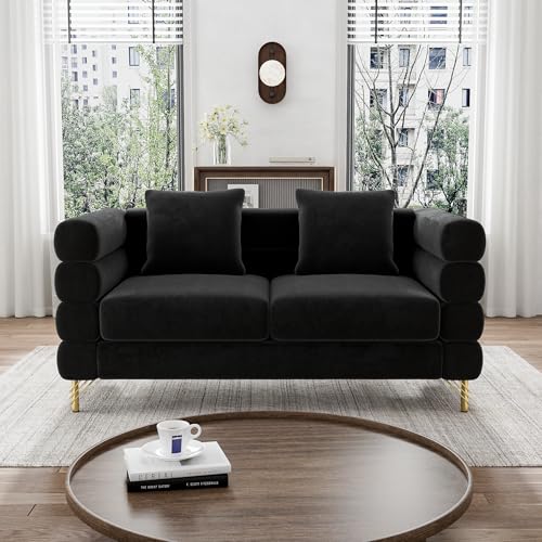 Cloud Couch for Living Room, 79" Modern Overstuffed Deep Seat Boucle Sherpa 3 Seater Sofa with 3 Pillows