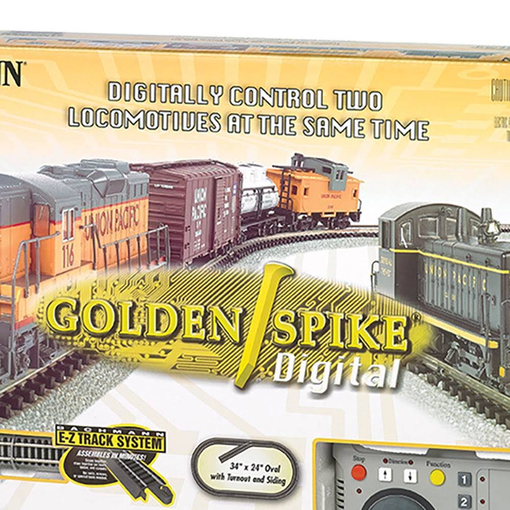 Bachmann Trains N Scale Golden Spike Digital Control Train Set