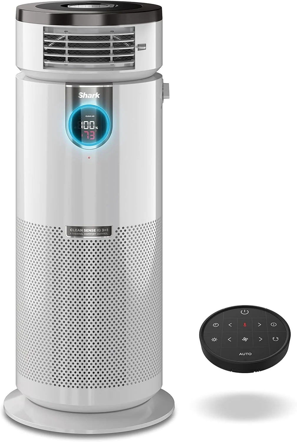 Open Box Shark HC502 3-in-1 Clean Sense Air Purifier MAX, Heater & Fan, HEPA Filter, 1000 Sq Ft, Oscillating, Large Rooms, Kitchens
