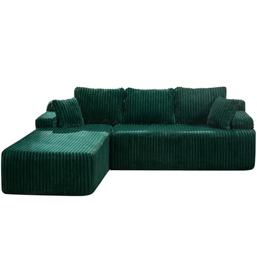 Modular Sectional Sofa Couches L-Shape Couch 3 Seat Modular Sofa Memory Foam Sectional Couches for Living Room