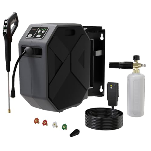 Electric Wall Mounted Power Washer -5000 PSI 3.4 GPM Adjustable Pressure Washer