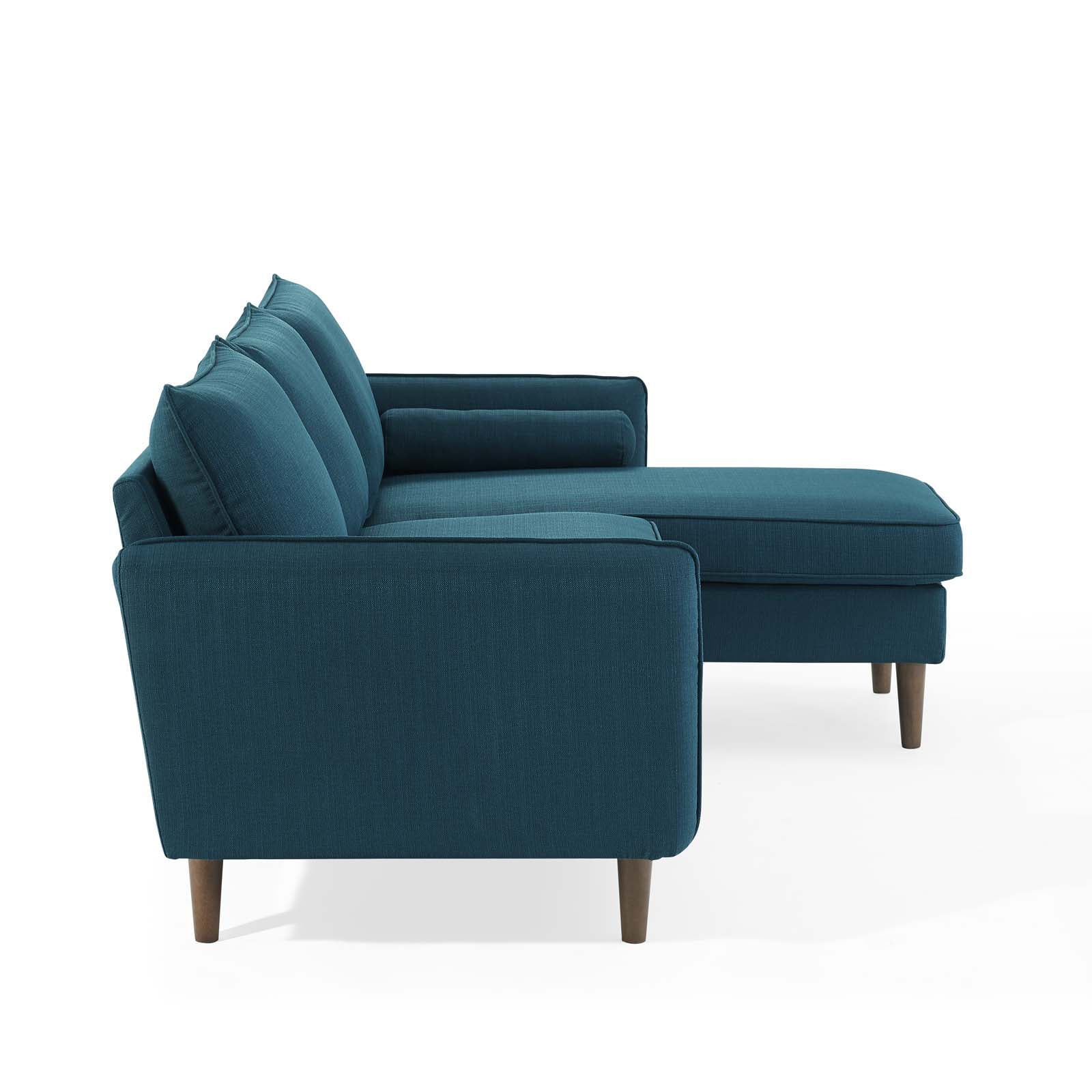 Sectional Sofa Set, Fabric, Navy Blue, Modern Contemporary Urban Design, Living Lounge Room Hotel Lobby Hospitality
