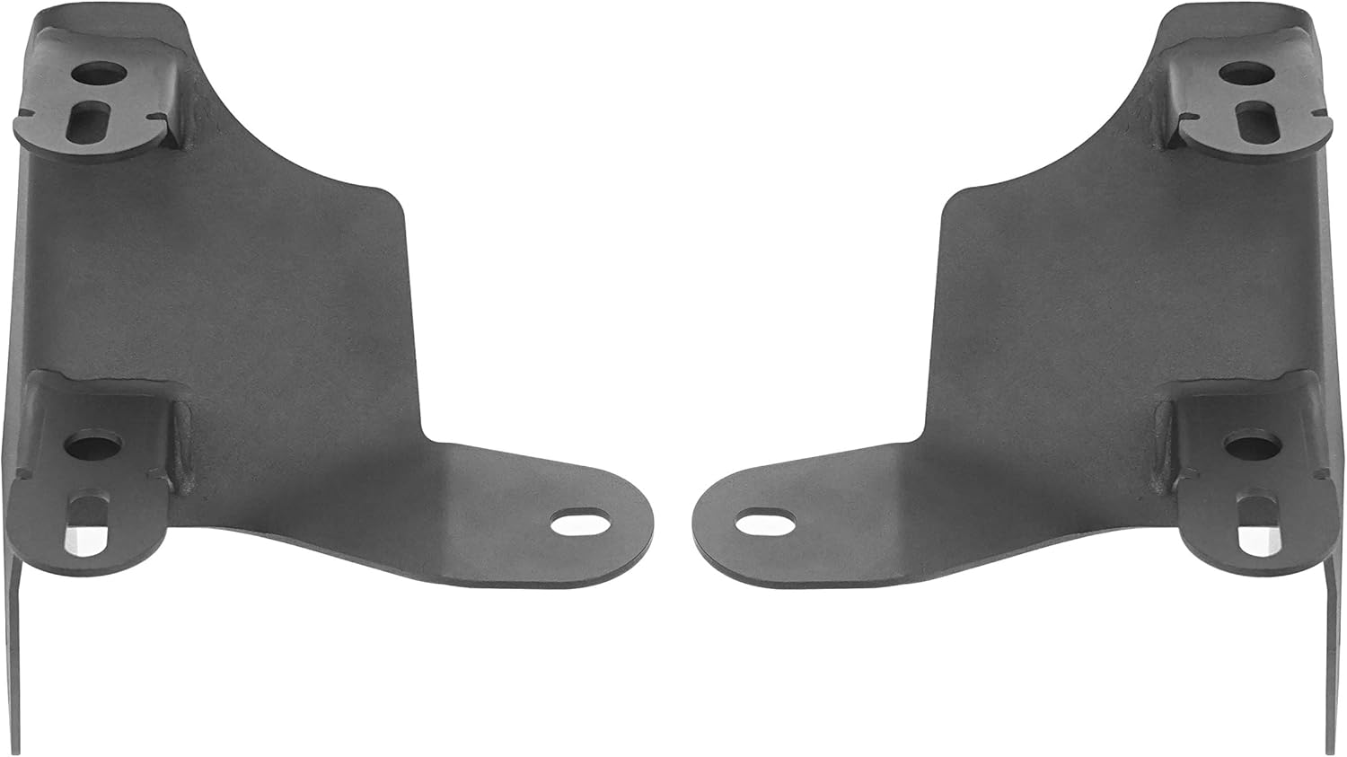 Hooke Road Dual A-Pillar Light Mounting Brackets Compatible with Jeep JL Wrangler / Gladiator JT 2018 2019 2020 2021 2022