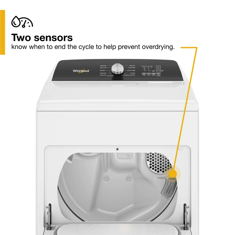 WHIRLPOOL WGD5010LW  TOP LOAD MATCHING GAS DRYER White