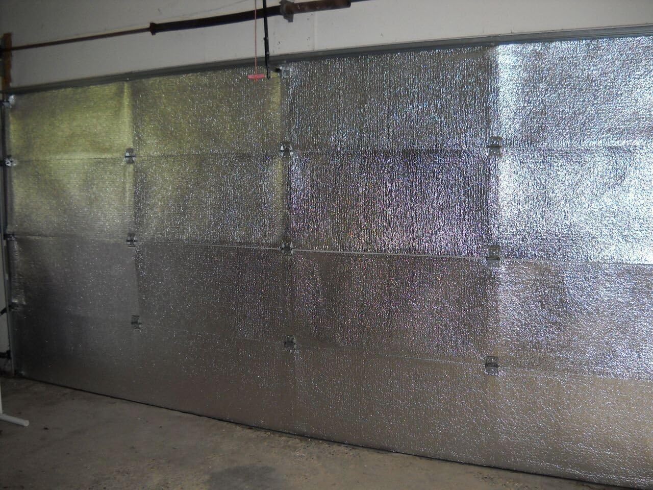 US Energy Pre-cut 8 Panel 1 Car Garage Door Insulation Kit Radiant Barrier