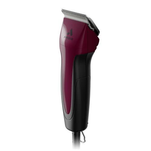 Andis 68530 Excel Professional 5-Speed Detachable Blade Clipper Kit - Animal/Dog Grooming, Rotary Motor, Soft-Grip Anti-Slip Housing, 14-Inch Cord