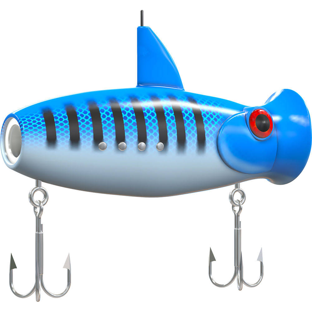 Eco-popper - Digital Fishing Lure with Wireless Underwater Live Video Camera - Blue 4A0ED