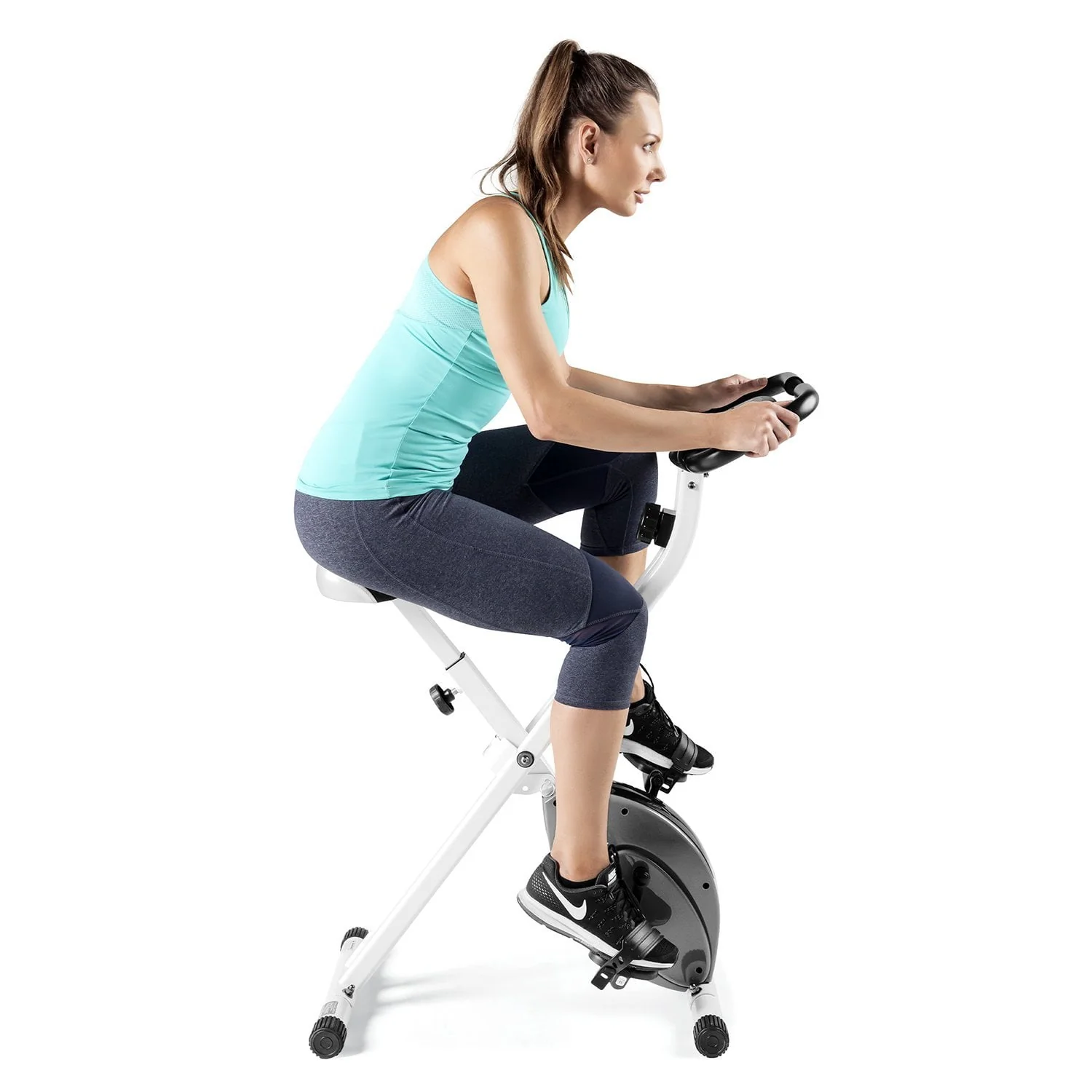 Marcy Foldable Exercise Bike Compact Cycling NS-652