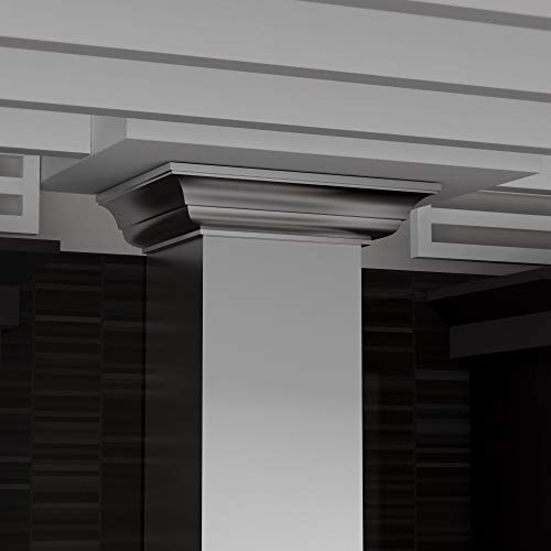 Z Line 667CRN-30 30" 900 CFM Professional Wall Mount Range Hood in Stainless Steel with Crown Molding