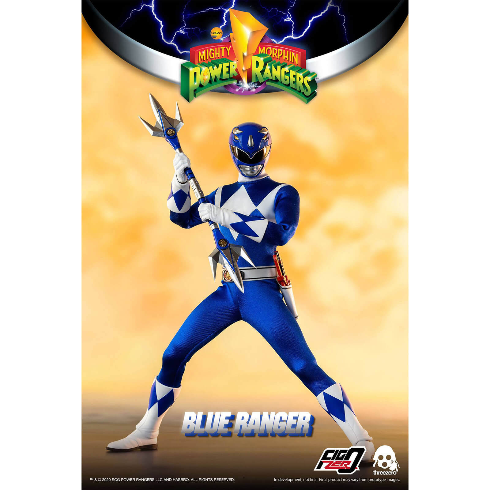 Mighty Morphin Power Rangers Blue Ranger 1/6 Scale Action Figure