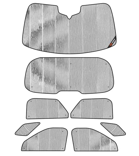 Window Sun Shade for 2011-2020 Toyota Sienna, Premium Folding Sunshade（Full Set