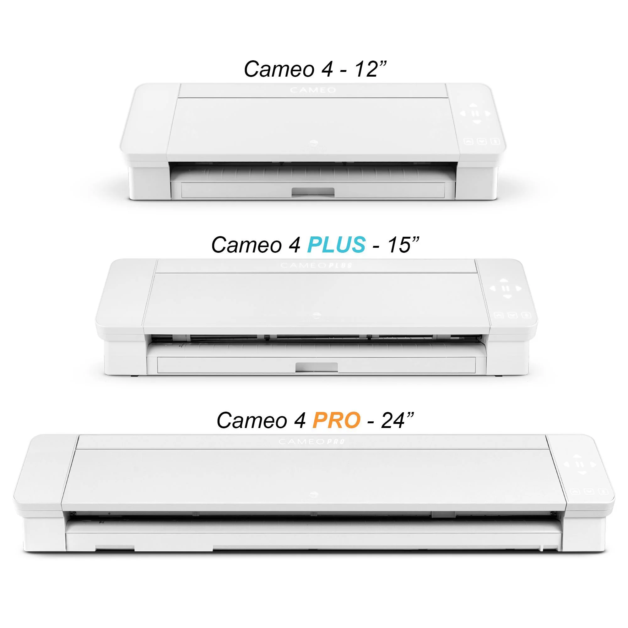 Silhouette Cameo 4 PRO - 24" w/ Advanced Blade Pack, 38 Sheets Vinyl, HTV, Pens