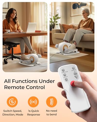 YOSUDA Under Desk Elliptical Electric,Ellipse Leg Exerciser for Seniors