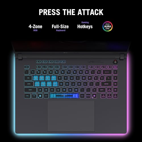 ASUS ROG Strix G16 (2025) Gaming Laptop, 16” FHD+ 16:10 165Hz/3ms Display, NVIDIA® GeForce RTX™ 5060 Laptop GPU, Intel® Core™ i7 Processor 14650HX
