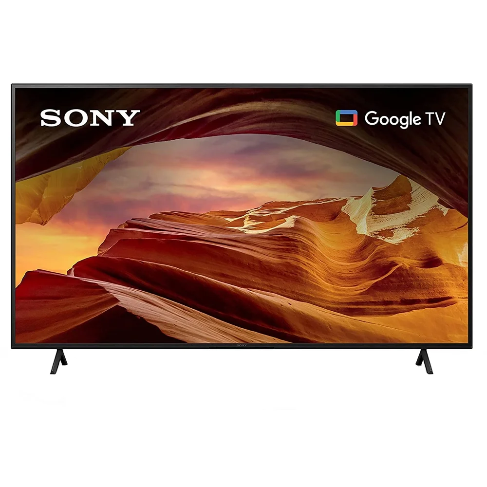 Sony KD43X77L X77L 43 Inch 4K HDR LED Smart TV with Google TV 2023 Bundle with Premiere Movies Streaming + 37-100 Inch TV Wall Mount + 6-Outlet Surge
