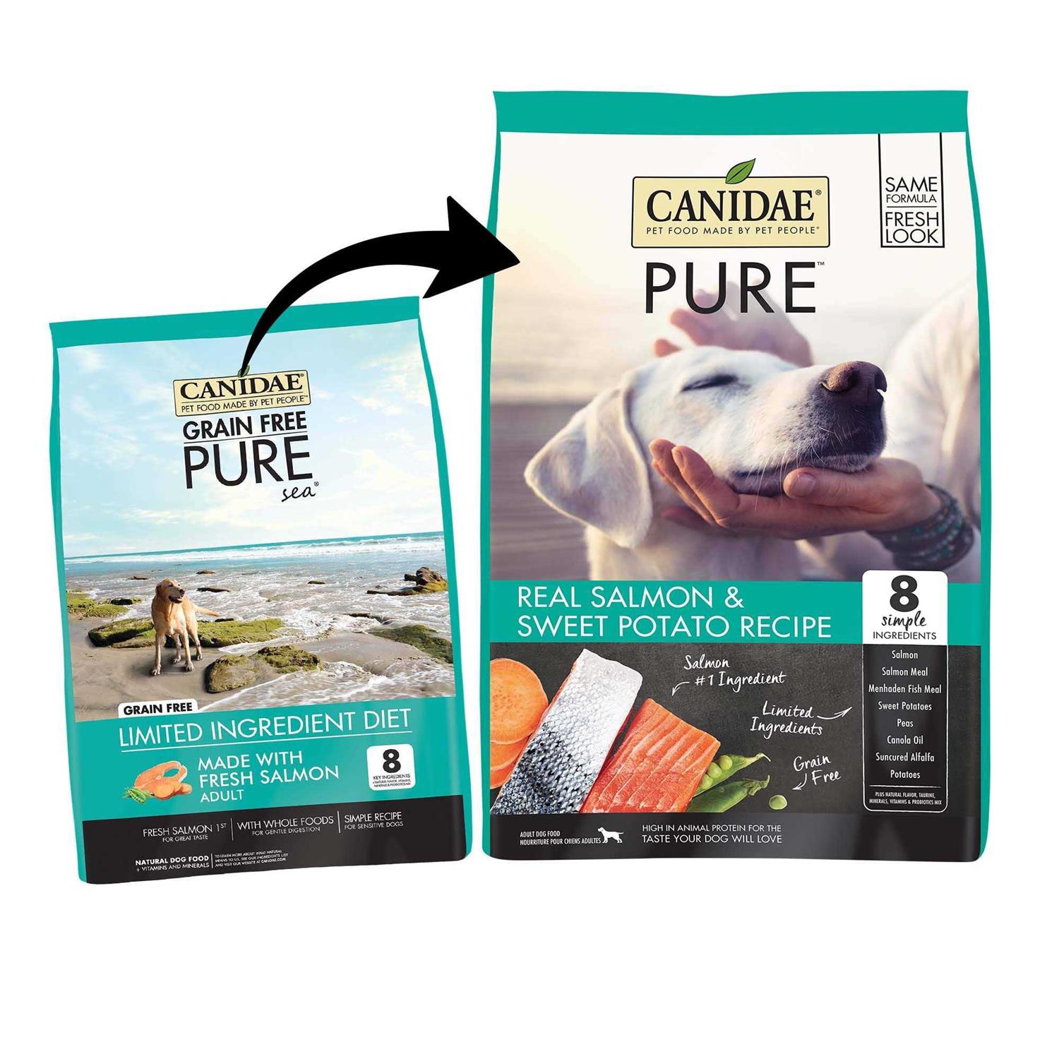 Canidae Grain-Free Pure Salmon &amp; Sweet Potato Recipe Dry Dog Food - Pet Supplies online store