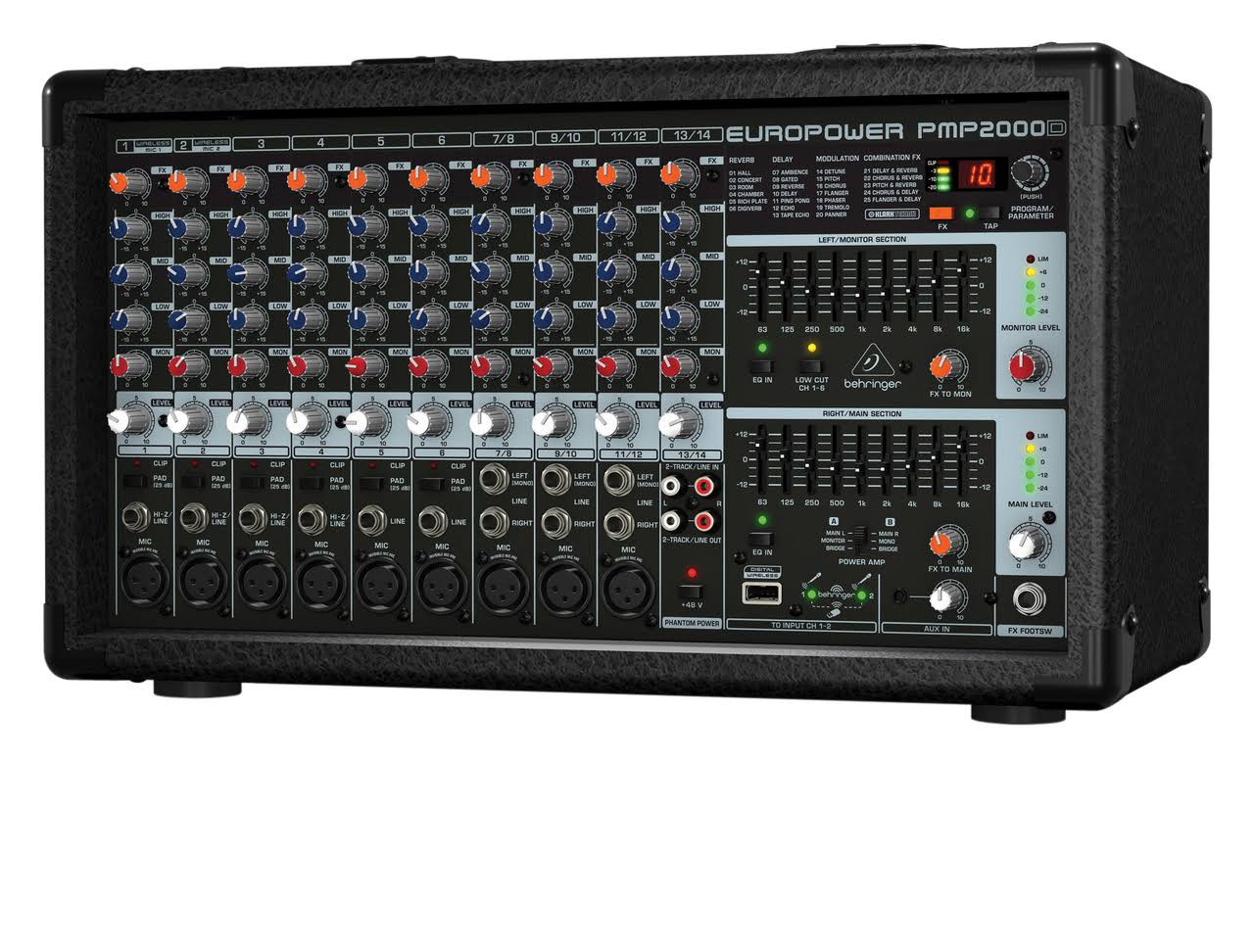 Behringer Europower PMP2000D Powered Digital Mixer - 2000W