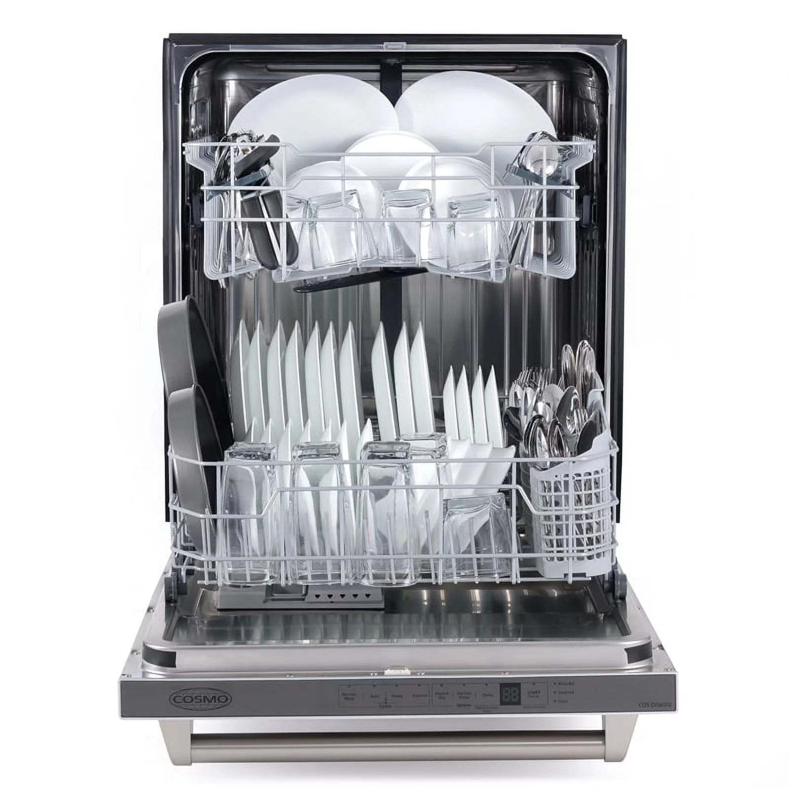 Cosmo COS-DIS6502 24 in. Stainless Steel Top Control Tall Built-In Dishwasher