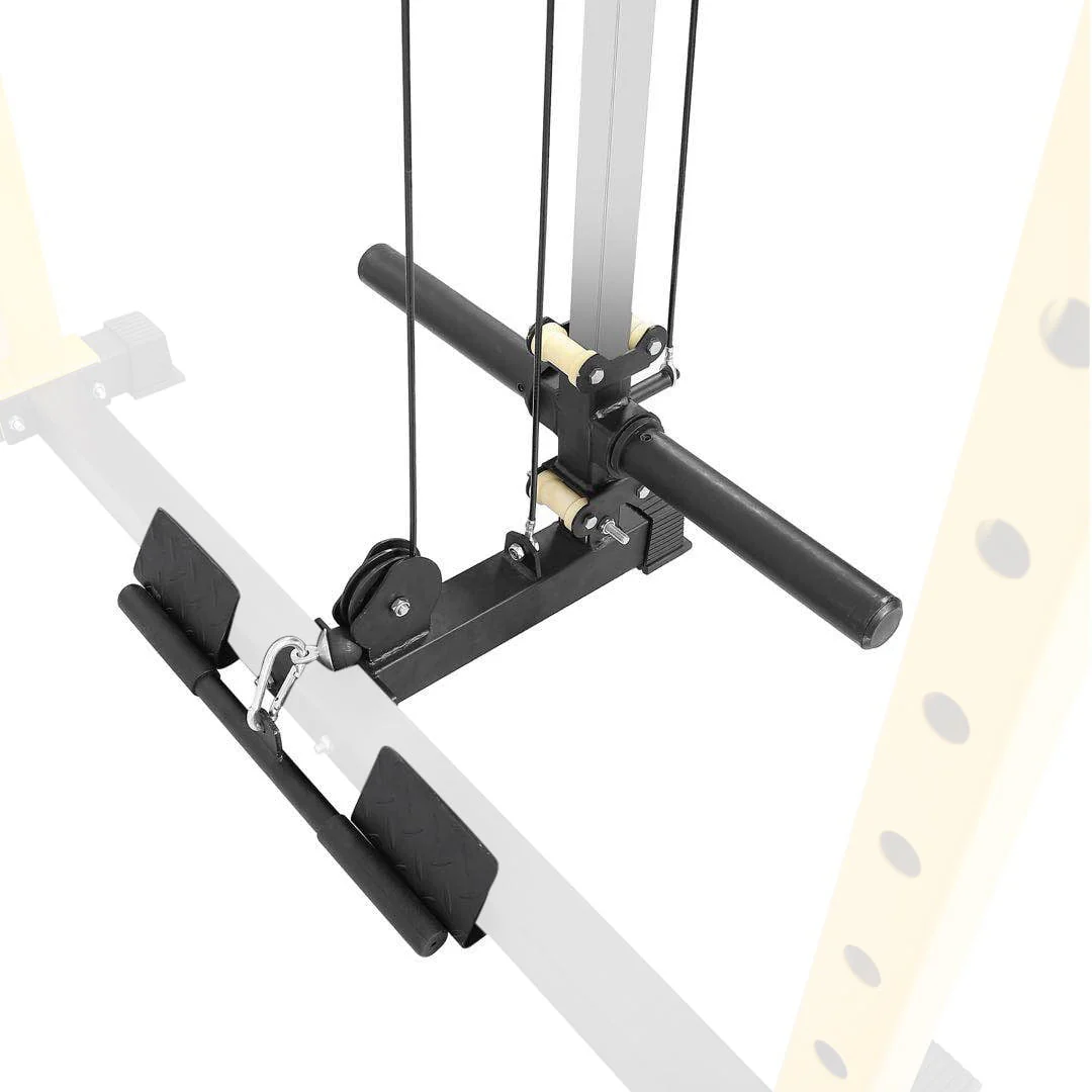 BalanceFrom PC-1 Series 1000lb Capacity Multi-Function Adjustable Power Cage Power Rack with Optional Lat Pull-down and Cable Crossover