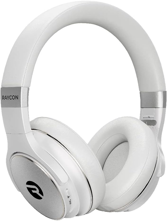 Raycon Everyday Wireless Bluetooth Over Ear Headphones, with Active Noise Cancelling, Awareness Mode and Built in Microphone, IPX 4 Water Resistance