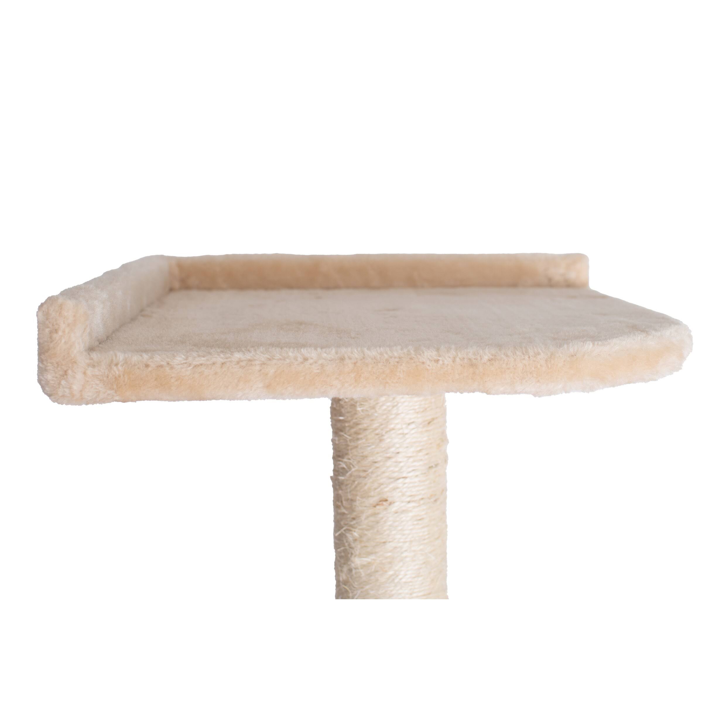 GleePet GP78590222 Cat Tree with Hammock 59-Inch Silver Gray