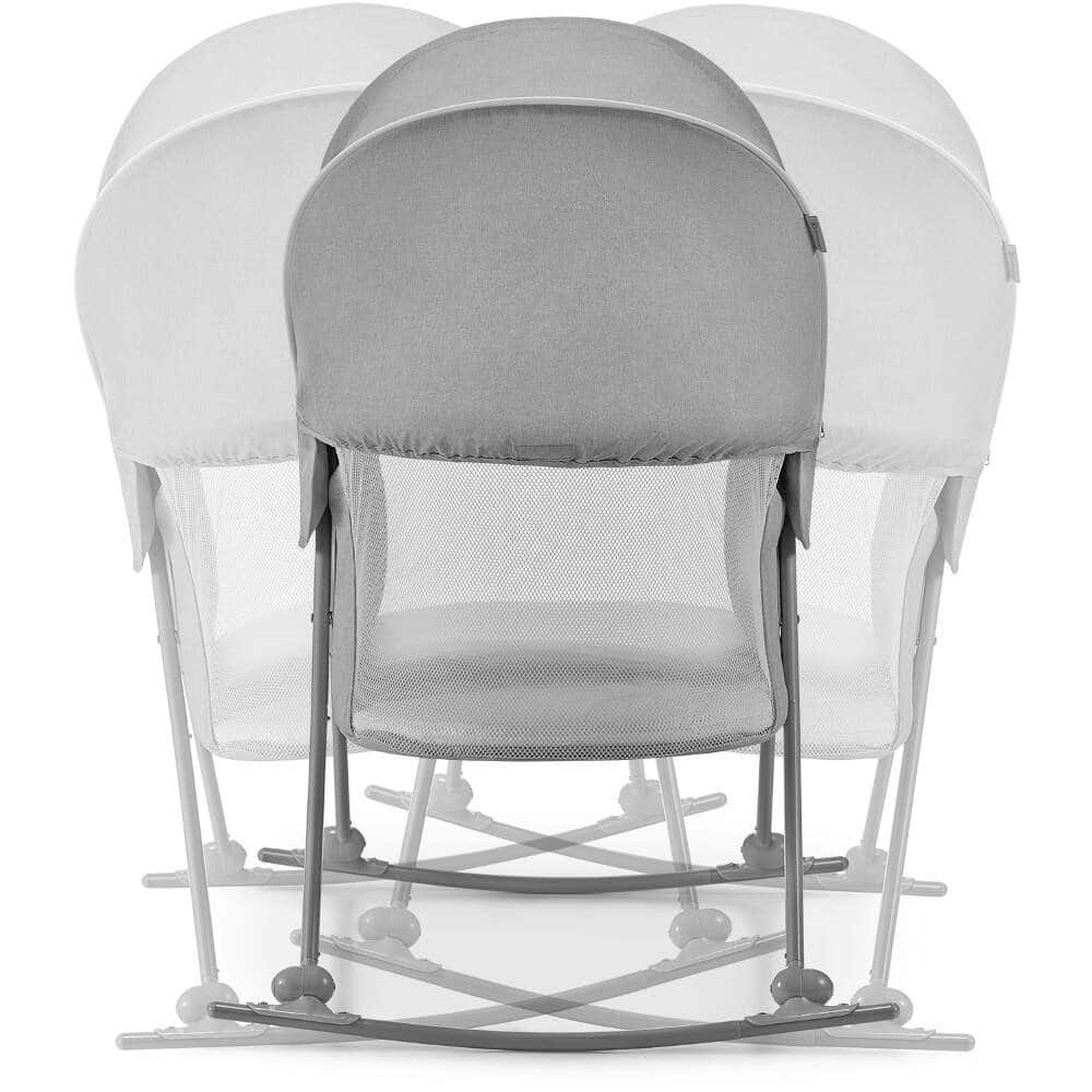 Kinderkraft Lovi 3 in 1 Crib Grey