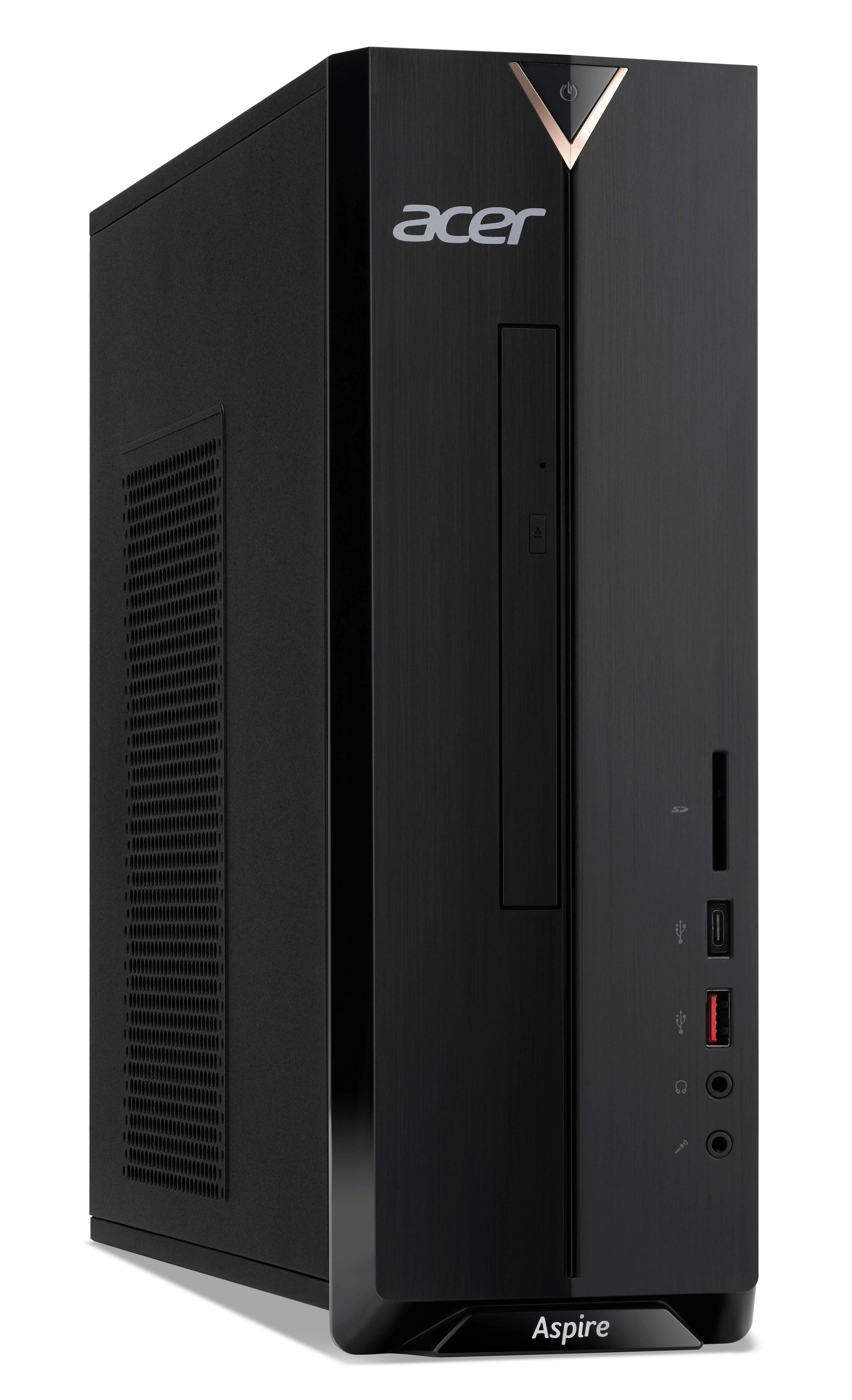 Acer Aspire Desktop, 10th Gen Intel Core i3-10105 4-Core Processor, Intel UHD Graphics 630, 8GB DDR4, 256GB NVMe M.2 SSD, Black, Windows 10 Home