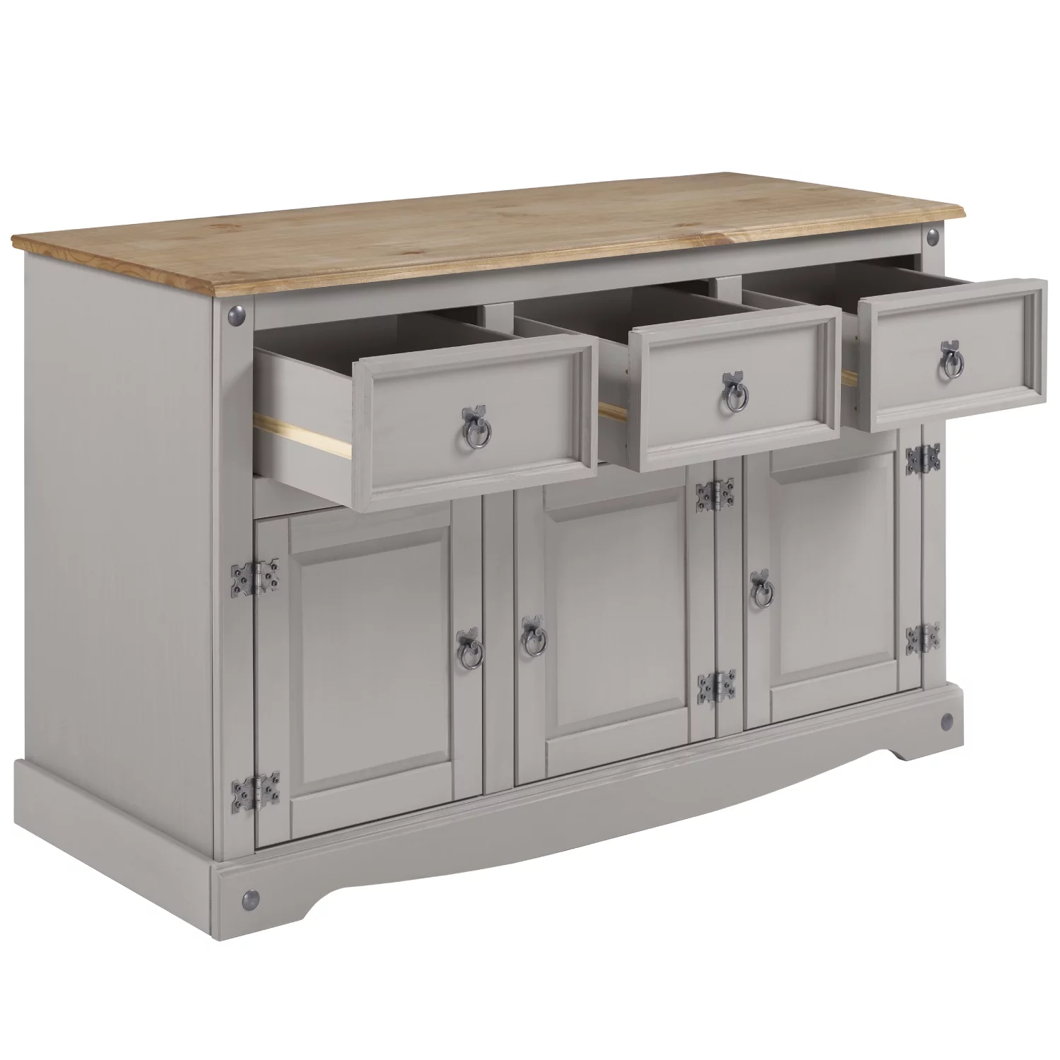 Wood Buffet Sideboard Corona Gray | Furniture Dash COG388