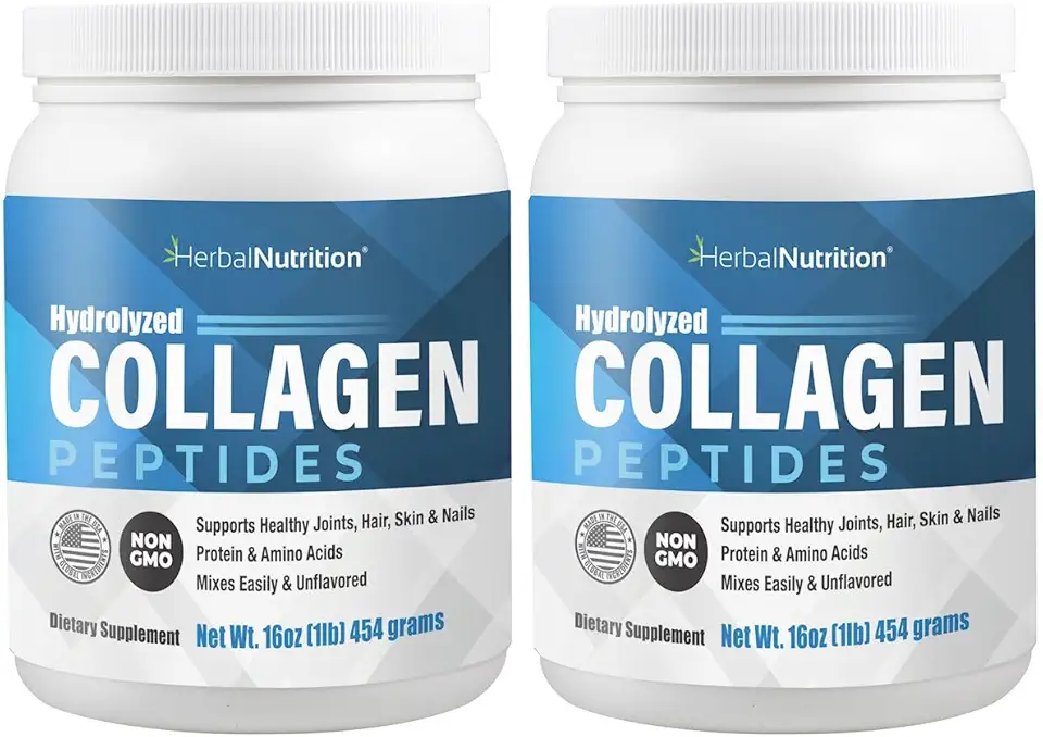 Collagen Peptides Powder Hydrolyzed Proteins are Vital Proteins for Skin Hair Nails and Joint Health, Keto, Paleo Friendly, Non-GMO, Gluten Free