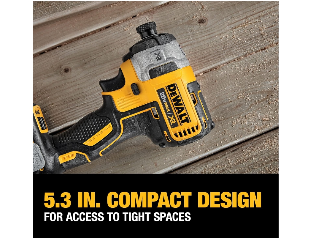 DEWALT 20V MAX* XR Cordless Drill Combo Kit, Brushless, 5.0-Ah, 2-Tool (DCK299P2)