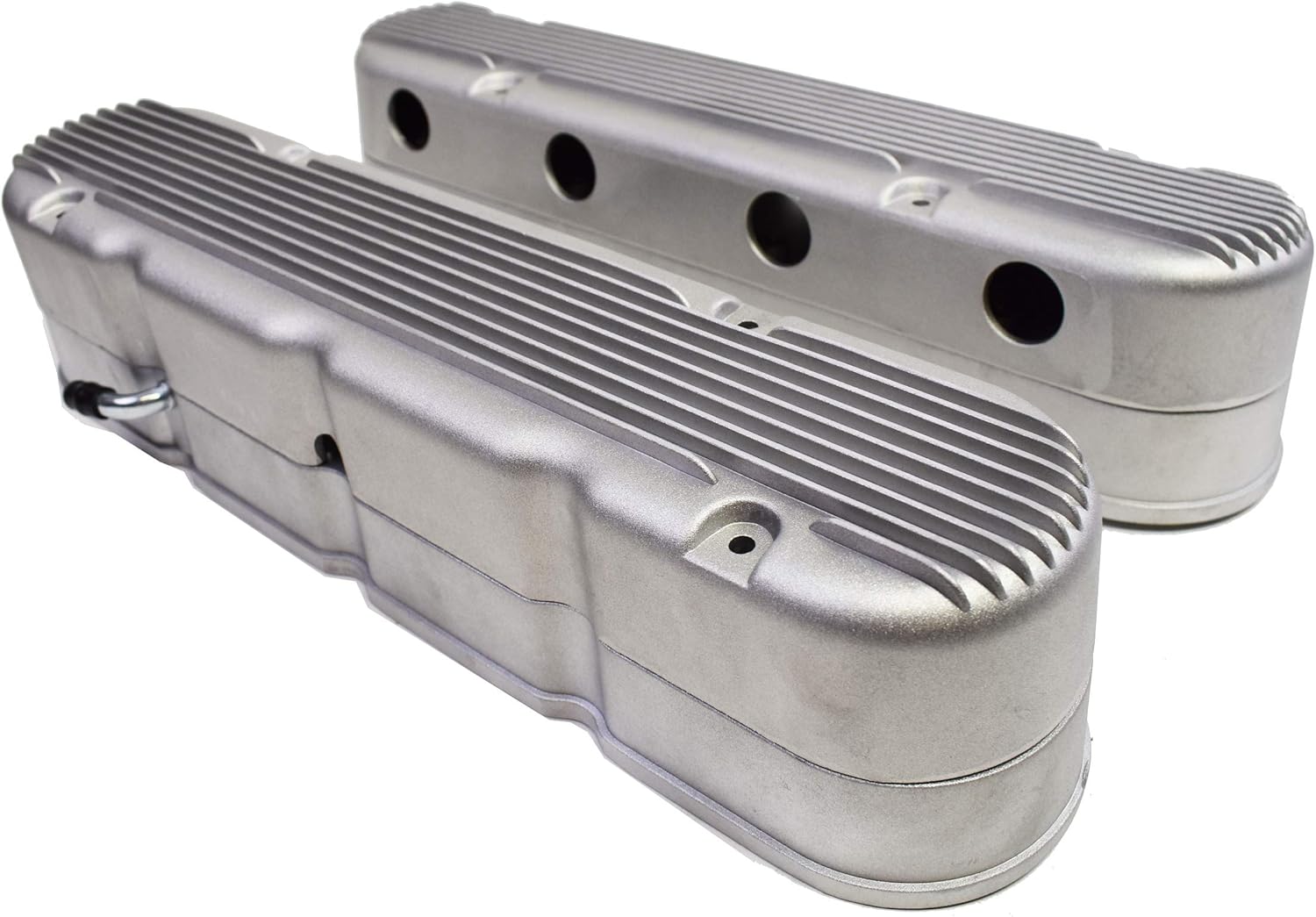 A-Team Performance - GM LS Finned Cast Aluminum Valve Covers with Coil Mounts and Covers