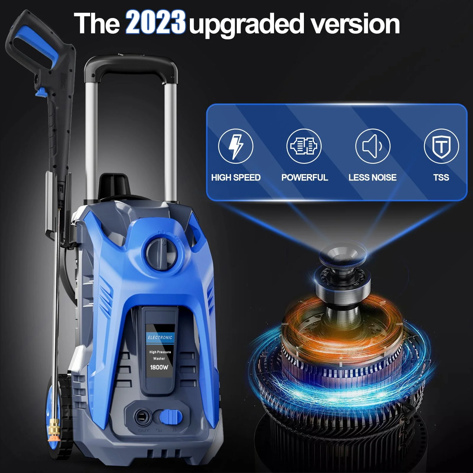 Powerful Electric Pressure Washer - 3500 PSI Electric Power Washer