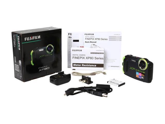 Fujifilm FinePix XP80 16.4 MP Compact Digital Camera - Graphite black