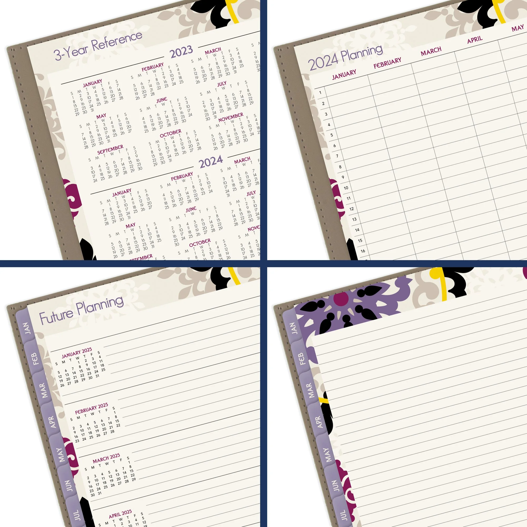 Cambridge Vienna 2024 Weekly Monthly Planner Large 8 12 x 11 - Planners