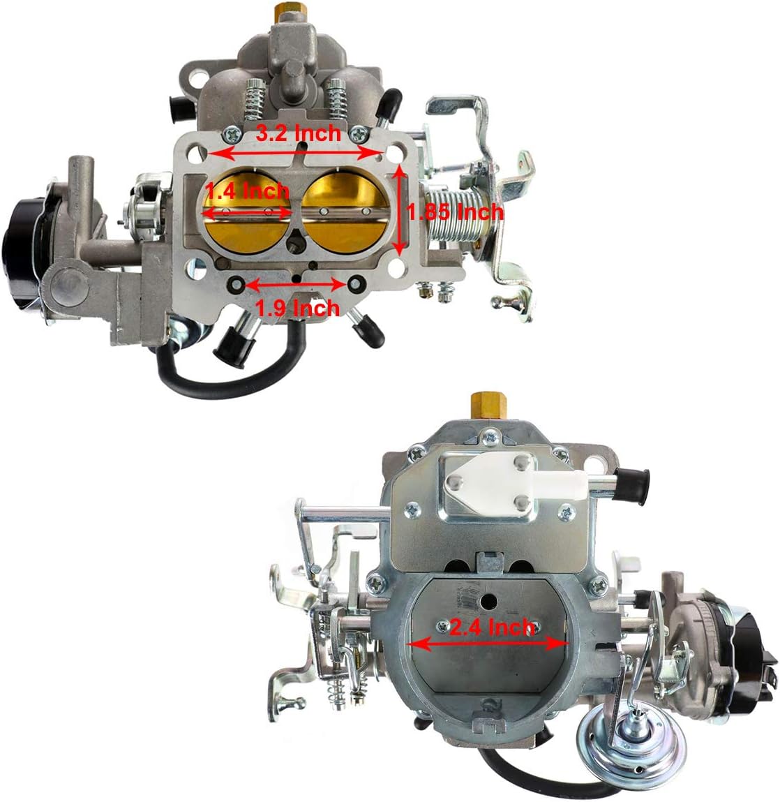 ALAVENTE Carburetor Carb for Jeep BBD 6 CYL Engine 4.2 L 258 CU Engines AMC 1983 1984 1985 1986 1987 1988 - Automatic Choke