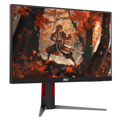 AOC C27G2Z 27" Curved Frameless Ultra-Fast Gaming Monitor, FHD 1080p, 0.5ms 240Hz, FreeSync, 2x HDMI 2.0, 1x Display Port, Height Adjustable