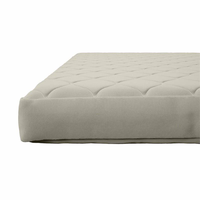 DHP Dana 6 inch Quilted Twin Mattress with Removable Cover in Gray
