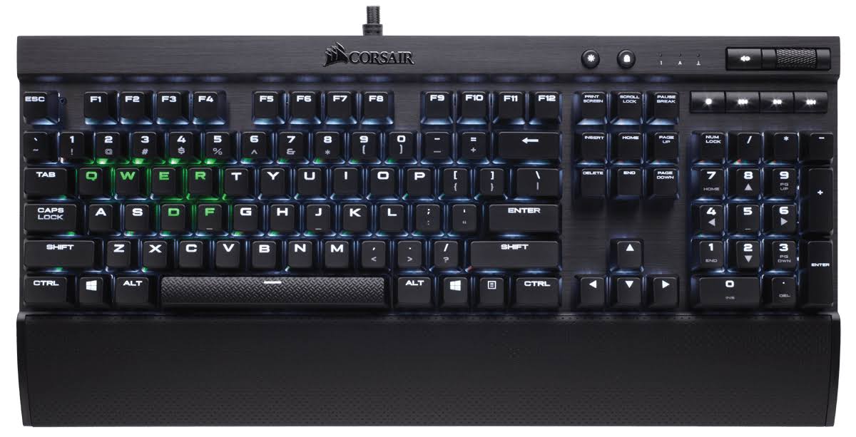 Corsair Gaming K70 RGB Rapidfire Mechanical Keyboard - Black - RGB LED Backlit